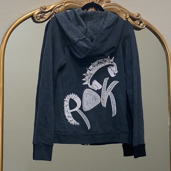 Lauren Moshi Tops - Lauren Moshi Fleece Hoodie Size M